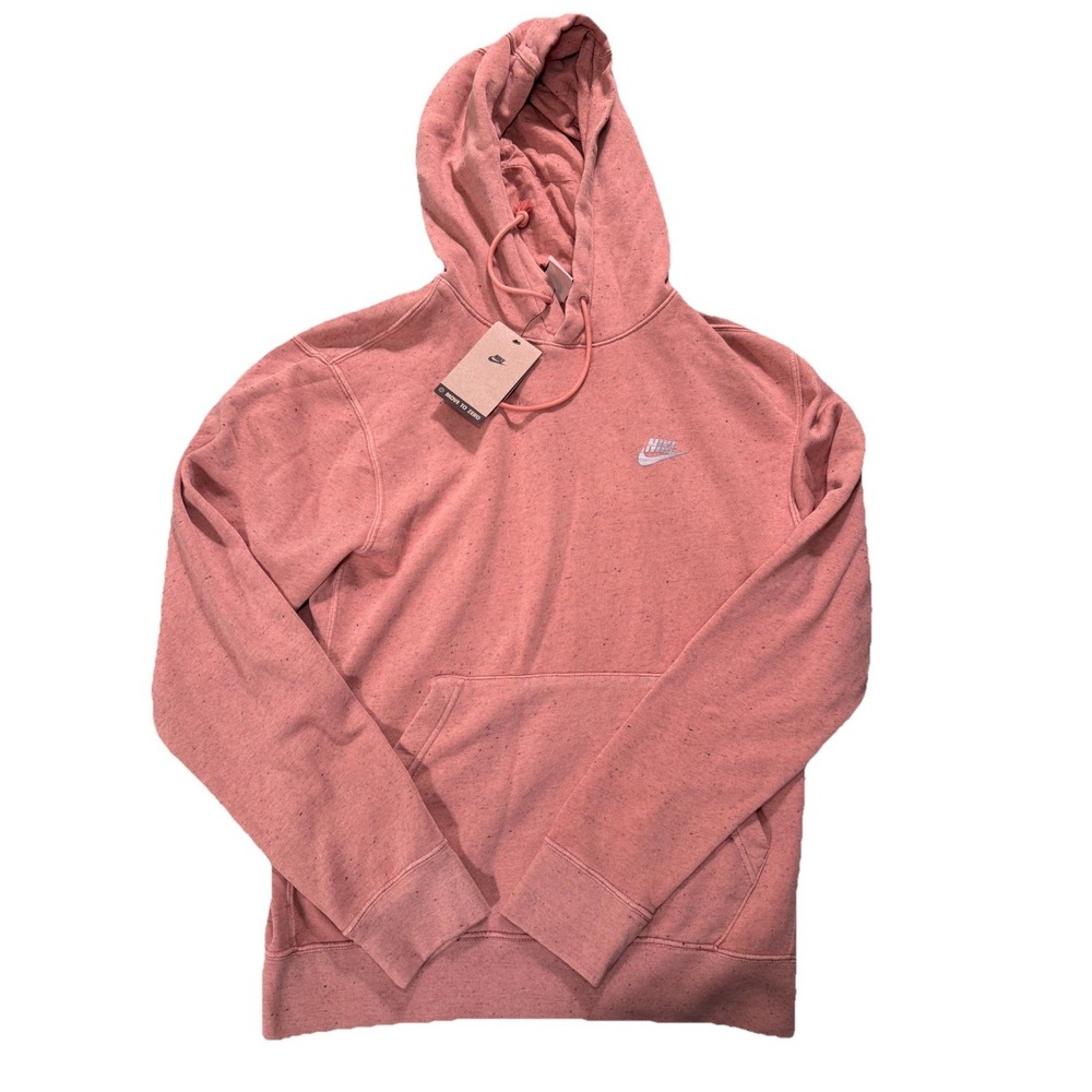 Nike Club Fleece Pullover Hoodie , Canyon Rust Speckle, size S - New with tags